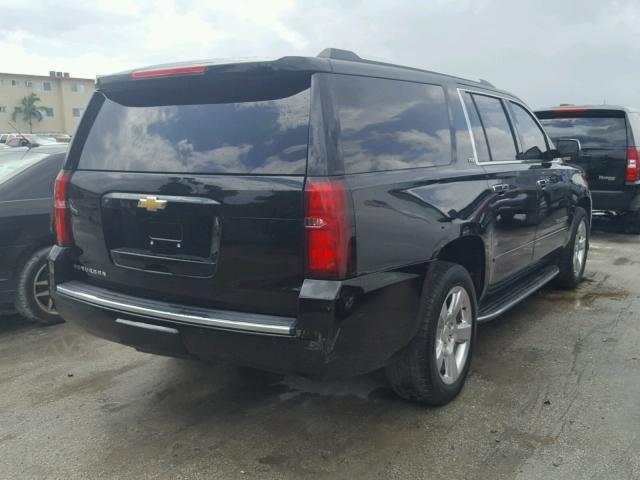 1GNSCKKC7FR274942 - 2015 CHEVROLET SUBURBAN C BLACK photo 4