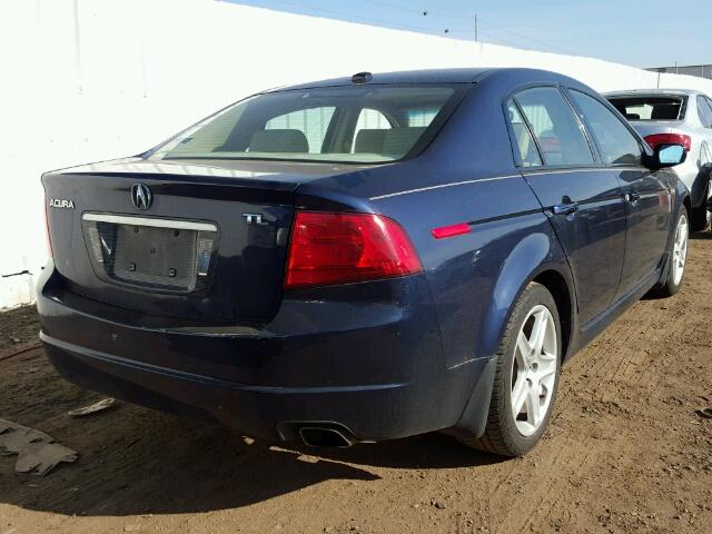 19UUA662X6A062844 - 2006 ACURA 3.2TL BLUE photo 4