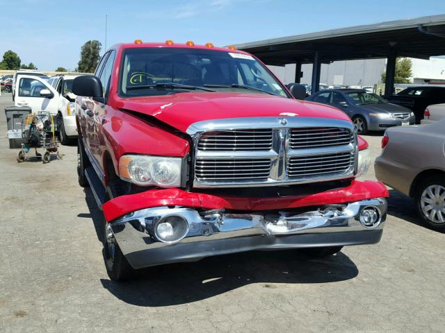 3D3KU28D64G161204 - 2004 DODGE RAM 2500 S RED photo 1