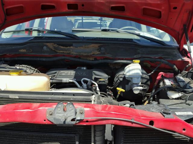 3D3KU28D64G161204 - 2004 DODGE RAM 2500 S RED photo 7