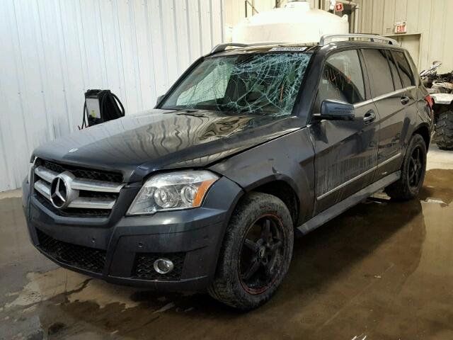 WDCGG8HBXAF508564 - 2010 MERCEDES-BENZ GLK 350 4M GRAY photo 2