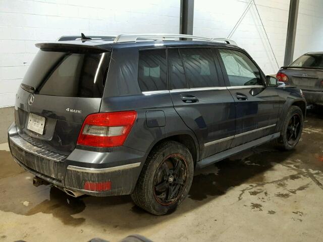 WDCGG8HBXAF508564 - 2010 MERCEDES-BENZ GLK 350 4M GRAY photo 4