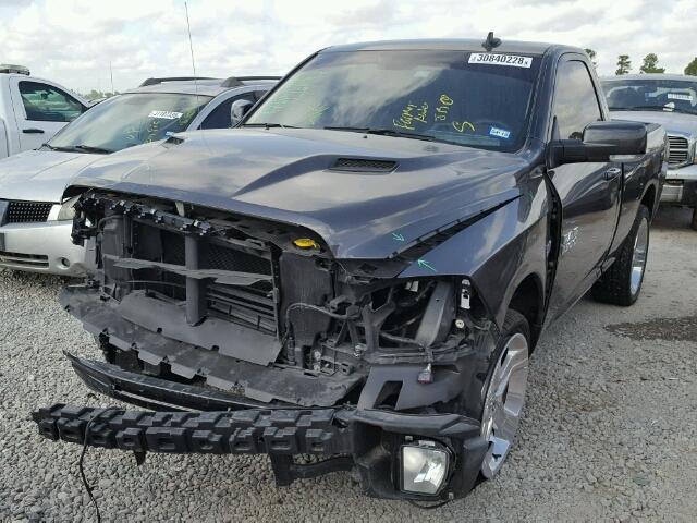 3C6JR6CT3HG687427 - 2017 RAM 1500 SPORT GRAY photo 2