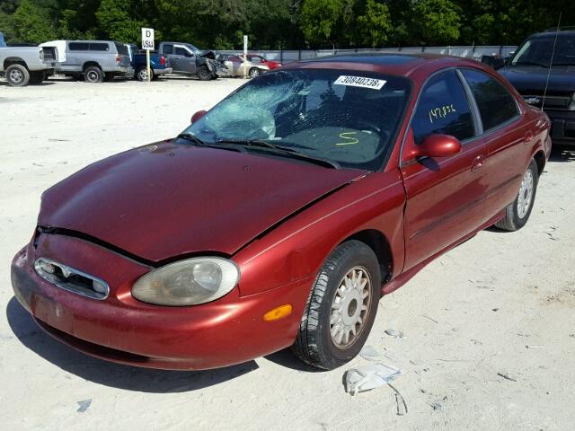 1MELM50U6VA636343 - 1997 MERCURY SABLE GS BURGUNDY photo 2