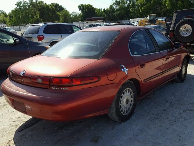 1MELM50U6VA636343 - 1997 MERCURY SABLE GS BURGUNDY photo 4