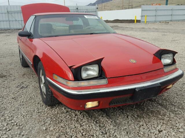 1G4EC11C1KB900064 - 1989 BUICK REATTA RED photo 1