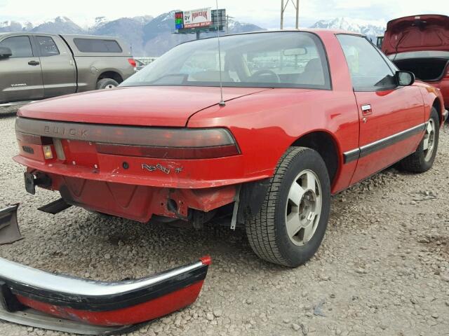 1G4EC11C1KB900064 - 1989 BUICK REATTA RED photo 4