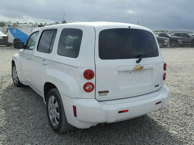 3GNBAADB6AS625947 - 2010 CHEVROLET HHR LS WHITE photo 3
