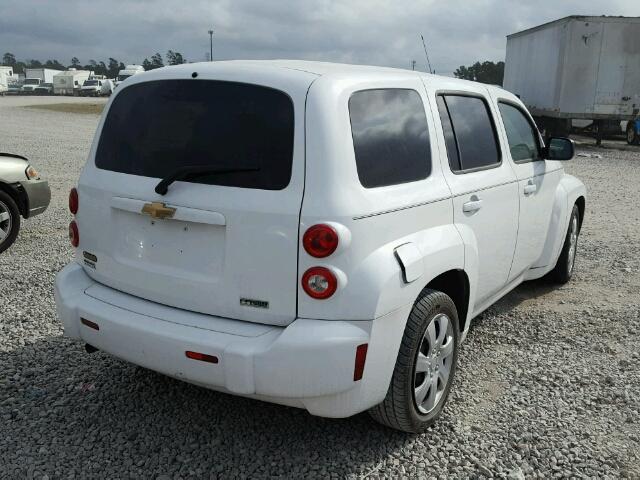 3GNBAADB6AS625947 - 2010 CHEVROLET HHR LS WHITE photo 4