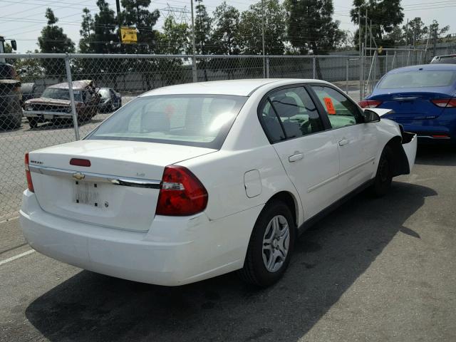 1G1ZS58F47F143847 - 2007 CHEVROLET MALIBU LS თეთრი ფოტო 4