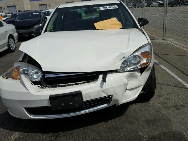 1G1ZS58F47F143847 - 2007 CHEVROLET MALIBU LS თეთრი ფოტო 9