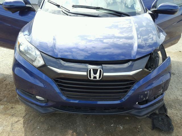 3CZRU5H59GM715725 - 2016 HONDA HR-V EX BLUE photo 7