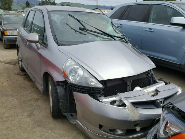 JHMGD386X7S029886 - 2007 HONDA FIT S SILVER photo 1