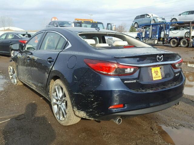 JM1GJ1W58F1216833 - 2015 MAZDA 6 GRAND TO BLUE photo 3