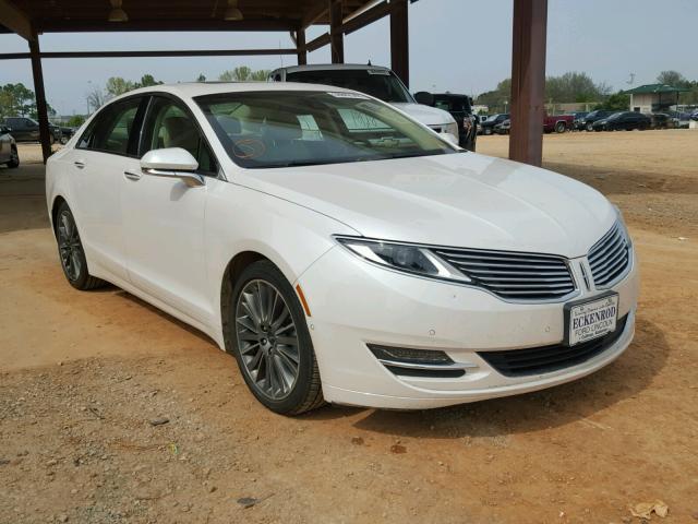 3LN6L2LU3ER803402 - 2014 LINCOLN MKZ HYBRID WHITE photo 1