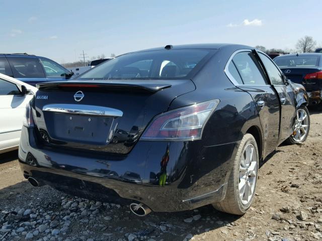 1N4AA5AP0DC817294 - 2013 NISSAN MAXIMA S BLACK photo 4