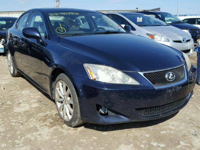 JTHCK262285023711 - 2008 LEXUS IS 250 BLUE photo 1