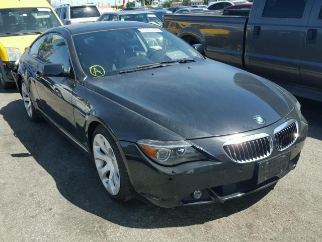 WBAEH13537CR52475 - 2007 BMW 650 I BLACK photo 1