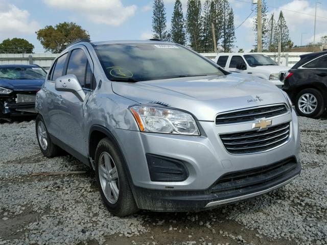 KL7CJLSBXGB580086 - 2016 CHEVROLET TRAX 1LT SILVER photo 1