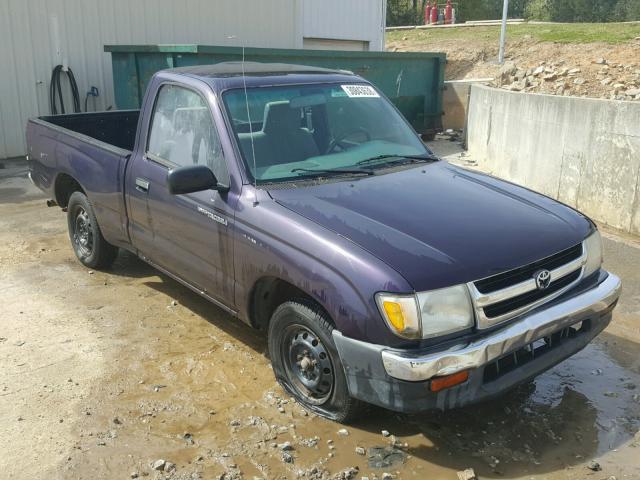 4TANL42N0XZ422655 - 1999 TOYOTA TACOMA PURPLE photo 1