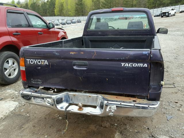 4TANL42N0XZ422655 - 1999 TOYOTA TACOMA PURPLE photo 6