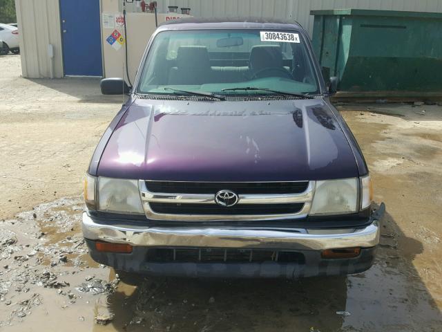 4TANL42N0XZ422655 - 1999 TOYOTA TACOMA PURPLE photo 9