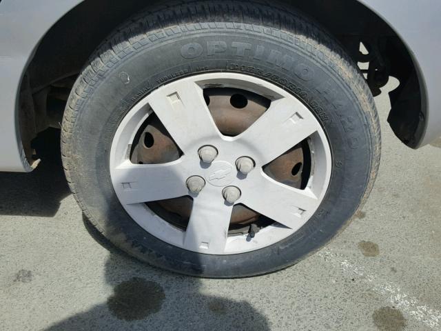 KL1TD66656B634070 - 2006 CHEVROLET AVEO BASE Gümüş fotoğraf 9