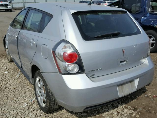 5Y2SP67069Z461158 - 2009 PONTIAC VIBE SILVER photo 3