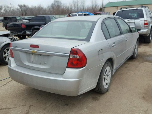 1G1ZS57F67F189956 - 2007 CHEVROLET MALIBU LS ვერცხლისფერი ფოტო 4