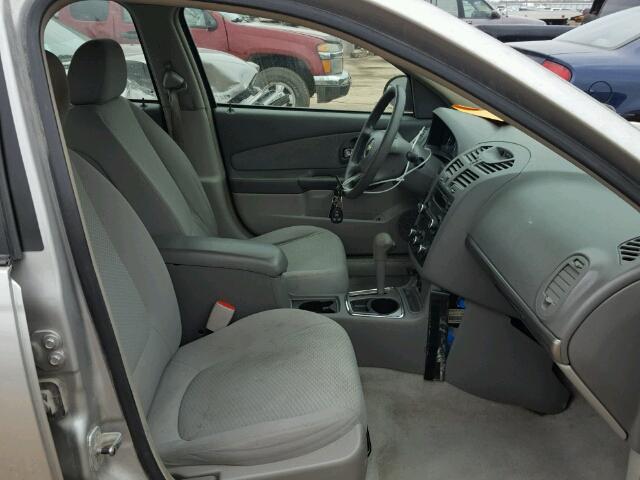 1G1ZS57F67F189956 - 2007 CHEVROLET MALIBU LS ვერცხლისფერი ფოტო 5