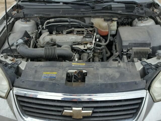 1G1ZS57F67F189956 - 2007 CHEVROLET MALIBU LS ვერცხლისფერი ფოტო 7