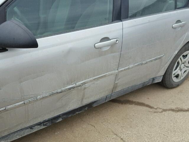 1G1ZS57F67F189956 - 2007 CHEVROLET MALIBU LS ვერცხლისფერი ფოტო 9