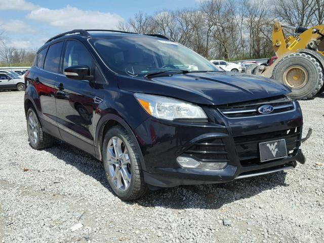 1FMCU9HX4DUD56937 - 2013 FORD ESCAPE SEL BLACK photo 1