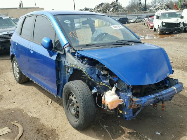 JHMGD37658S045769 - 2008 HONDA FIT SPORT BLUE photo 1