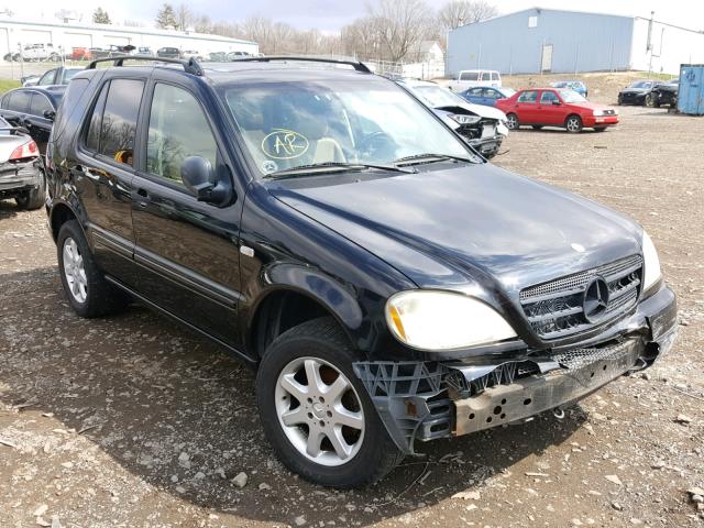 4JGAB72E2XA134220 - 1999 MERCEDES-BENZ ML 430 BLACK photo 1