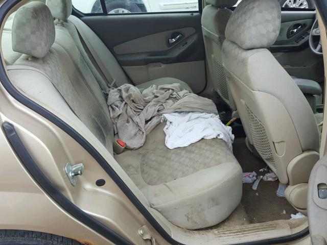 1G1ZT54824F105677 - 2004 CHEVROLET MALIBU LS თაფლისფერი ფოტო 6