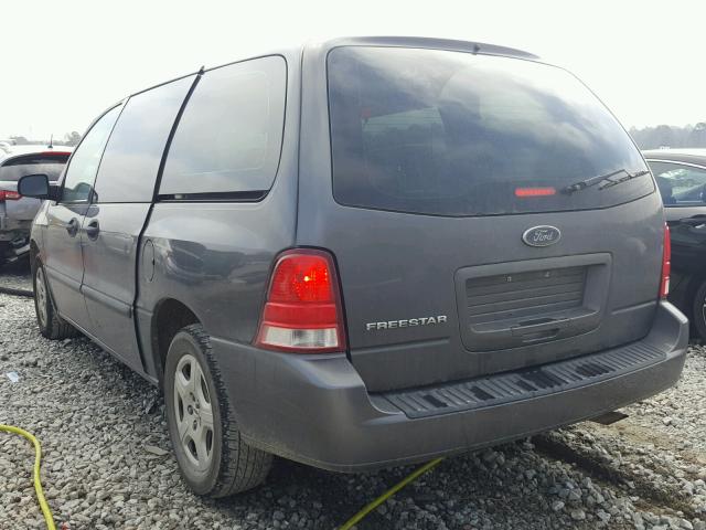 2FMZA50655BA06884 - 2005 FORD FREESTAR S GRAY photo 3