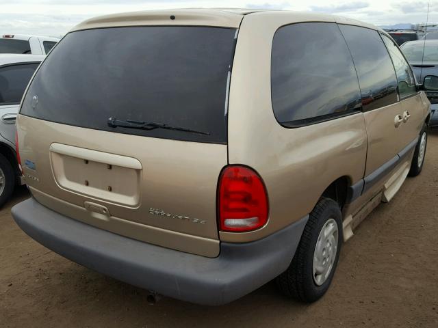 2B4GP44R1YR843326 - 2000 DODGE GRAND CARA BEIGE photo 4