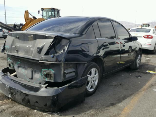 1G8AJ55F07Z202557 - 2007 SATURN ION LEVEL BLACK photo 4