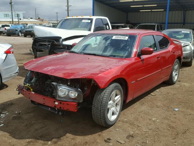 2B3KA53T79H603174 - 2009 DODGE CHARGER R/ RED photo 2