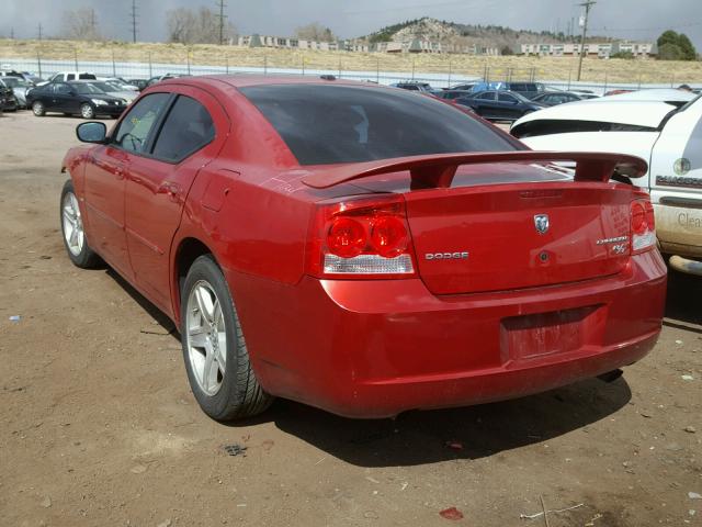 2B3KA53T79H603174 - 2009 DODGE CHARGER R/ RED photo 3