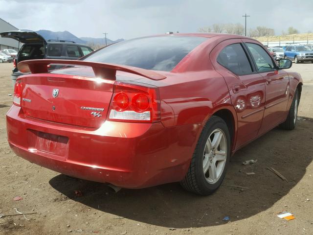 2B3KA53T79H603174 - 2009 DODGE CHARGER R/ RED photo 4