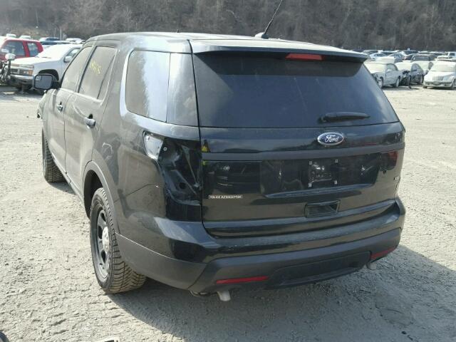 1FM5K8AR5FGB62438 - 2015 FORD EXPLORER P BLACK photo 3