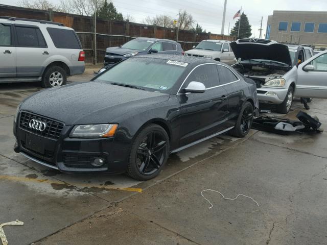 WAURV78T58A032185 - 2008 AUDI S5 QUATTRO BLACK photo 2