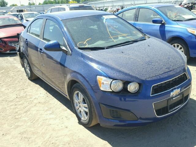 1G1JC5SH1E4182702 - 2014 CHEVROLET SONIC LT BLUE photo 1