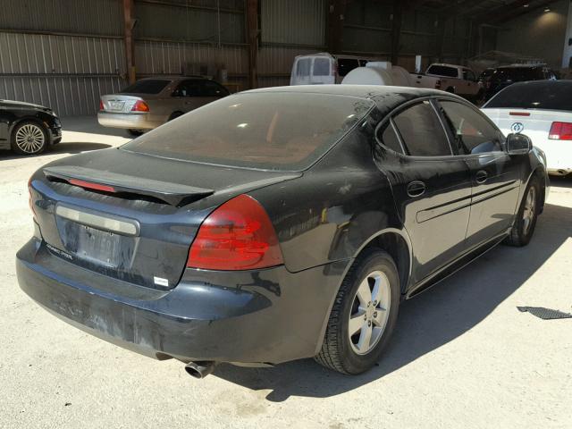 2G2WP552X81113309 - 2008 PONTIAC GRAND PRIX BLACK photo 4