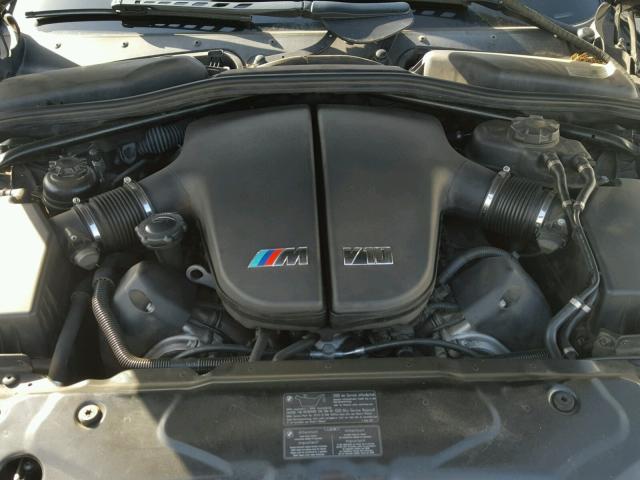 WBSNB935X8CX08822 - 2008 BMW M5 BLACK photo 7