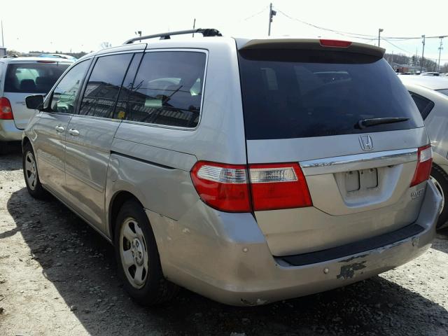 5FNRL38805B094089 - 2005 HONDA ODYSSEY TO GRAY photo 3