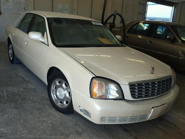 1G6KD54Y61U248471 - 2001 CADILLAC DEVILLE WHITE photo 1