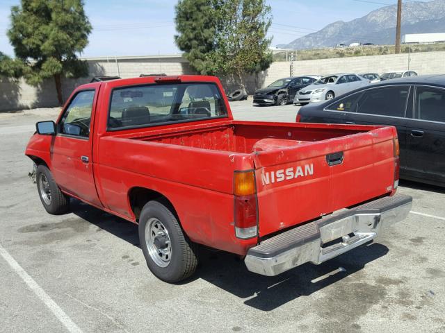 1N6SD11S0SC362444 - 1995 NISSAN TRUCK E/XE RED photo 3